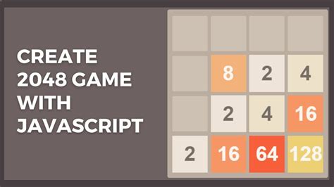 Create 2048 Game With Javascript HTML CSS YouTube