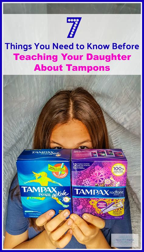 Teaching Your Daughter About Tampons Girl Life Hacks Girls Life