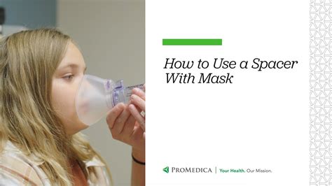 How To Use An Asthma Spacer With A Mask YouTube