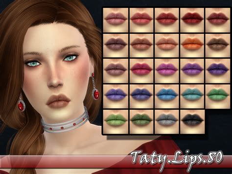 Ts Taty Lips Simsworkshop