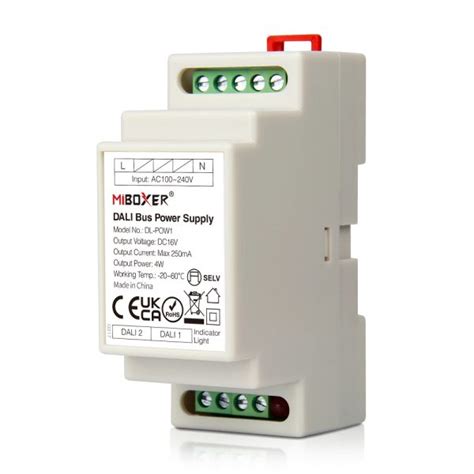 DL POW1 DALI Bus Power Supply DIN Rail MiBoxer