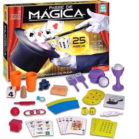 Kit De Magica Infantil Truques Passe De Magica Nig Brinquedos