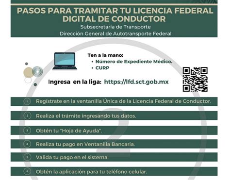 Pasos Y Requisitos Para Obtener La Licencia Federal De Conductor De La