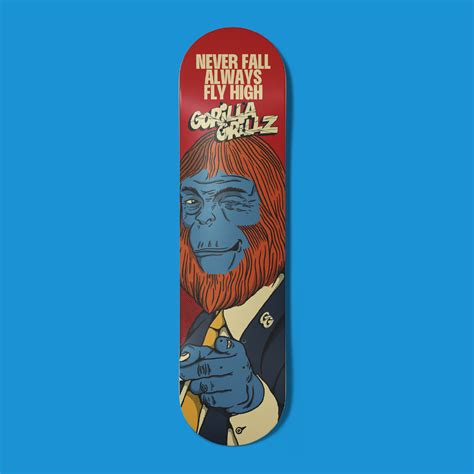Skate Gorilla Grillz Fly High Buy Gorilla Grillz Skateboard