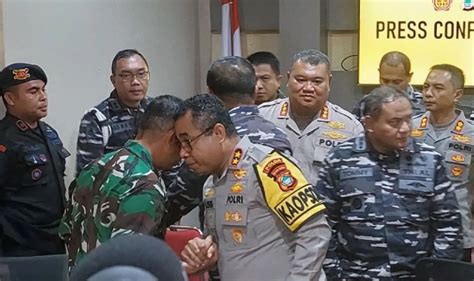 Pasca Bentrok Oknum Brimob Dan Tni Al Kapolda Tegaskan Anggota Polri