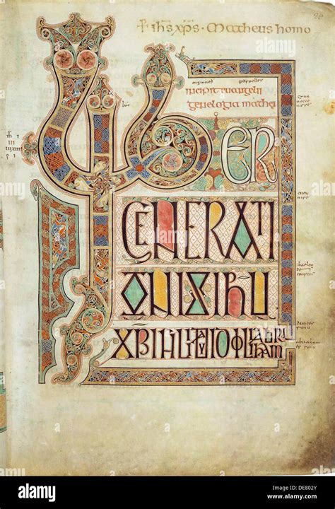 Lindisfarne Gospels Hi Res Stock Photography And Images Alamy