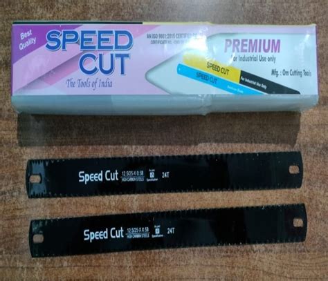 Speed Cut Black Premium Hacksaw Blade For Metal Cutting 0 58 Mm At Rs