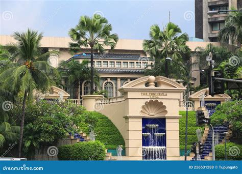 The Peninsula Hotel In Manila Editorial Stock Photo Image Of Star