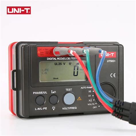 UNI T UT582 Digital RCD ELCB Tester