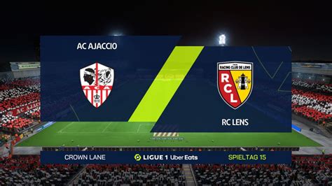 Fifa 23 AC Ajaccio Vs RC Lens Ligue 1 Match Fifa 23 Gameplay PC YouTube