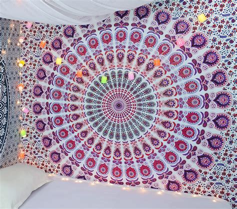 Amazon Popular Handicrafts Tapestry Wall Hanging Hippie Mandala