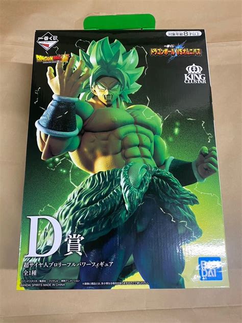 【やや傷や汚れあり】中古品 一番くじ ドラゴンボール Vsオムニバス D賞 超サイヤ人 フルパワー ブロリー フィギュアの落札情報詳細