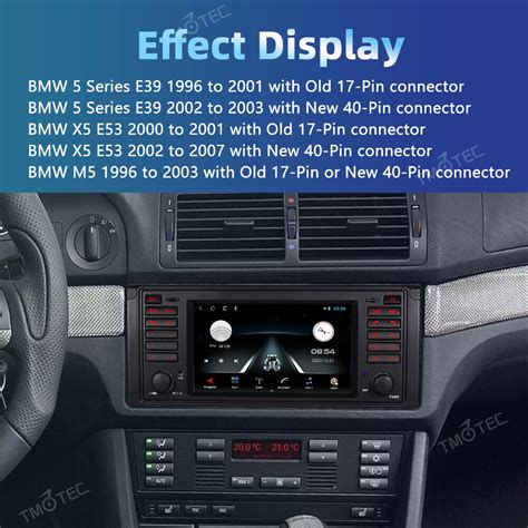 Car Radio GPS Sat Nav For BMW E39 X5 E53 M5 Android 13 Stereo CarPlay