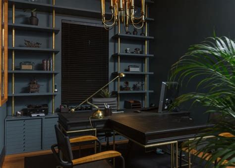 Black Home Office Ideas Inspiring Dark Offices And Sophisticated Home