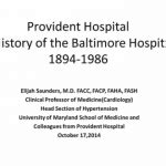 Medical Alumni » Provident Hospital: A History of the Baltimore Hospital 1894-1986