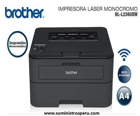 Impresora Brother HL L2360DW Laser Suministros Peru