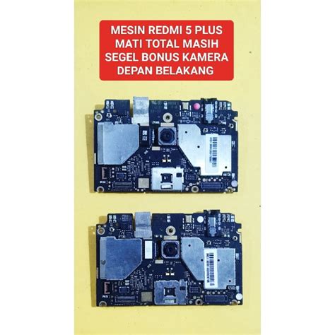 Jual Mesin Redmi 5 Plus Mati Total Masih Segel Bonus Kamera Depan