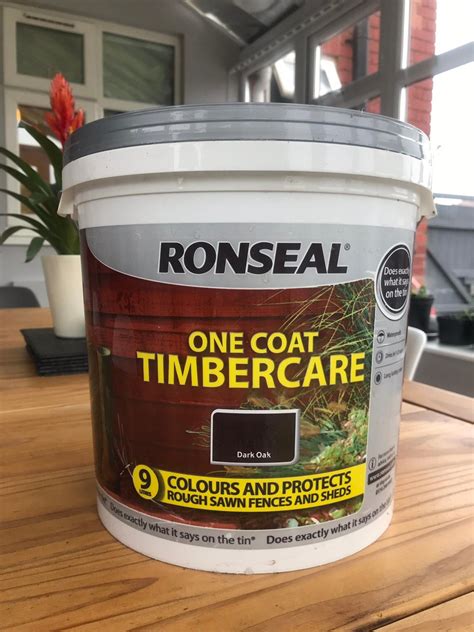 Ronseal Wood Paint 9 Litres Dark Oak In Cv11 Nuneaton And Bedworth For £5 00 For Sale Shpock