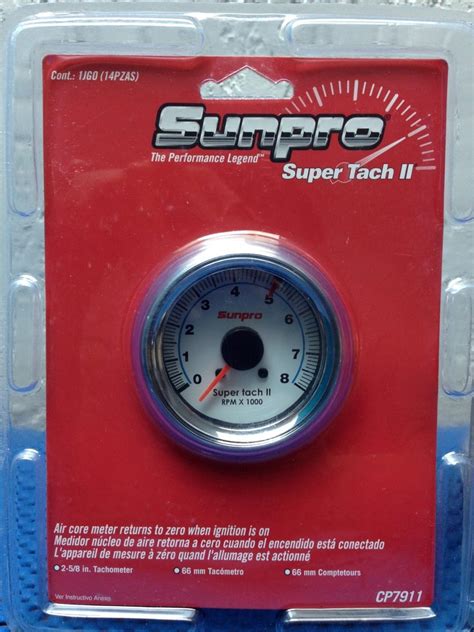 Tacometro Sunpro Super Tach Ii Rpm Universal En