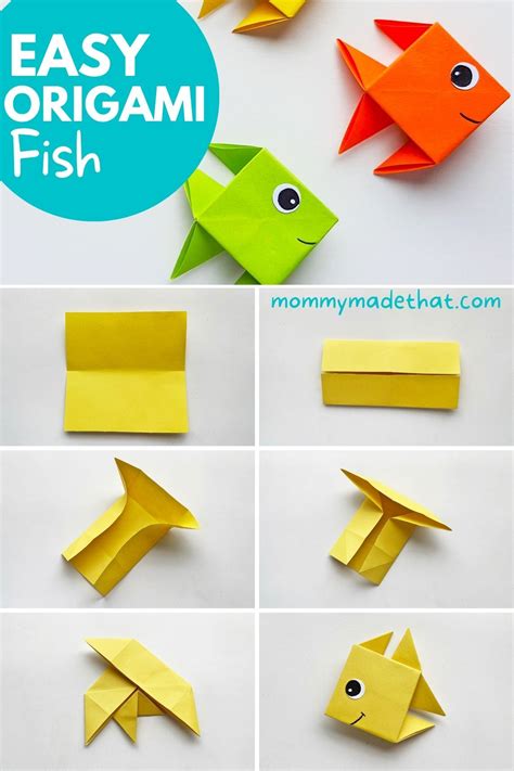 Origami Fish Easy Step By Step Tutorial Origami Easy Origami Fish