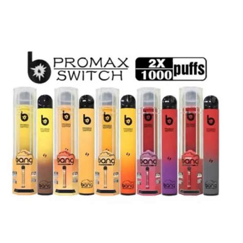 Bang Pro Max Swtich Double Flavors 2000puffs Vape 의 고품질