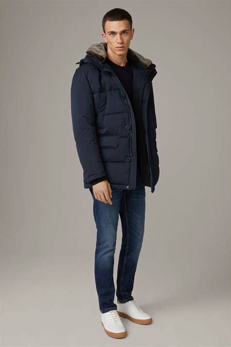 Strellson - Plaza Quilted Jacket, Navy | Strellson | Tector Menswear