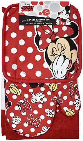 Amazon Disney Oven Mitt Pot Holder Dish Towel Pc Kitchen Set