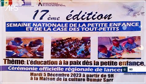 Senegal Education Saint Louis Lancement De La Semaine Nationale De