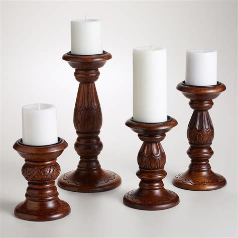 Pillar Candle Round Small Chandelier Rustic Pillar Candle Holders