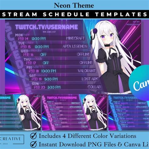 Twitch Subathon Template Etsy