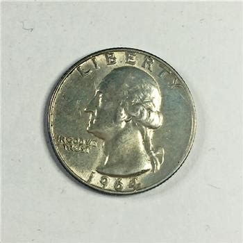 1964 Silver Washington Quarter High Grade With Luster Property Room