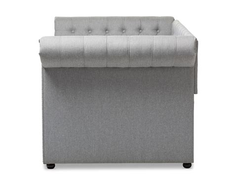 Baxton Studios Mabelle Modern & Contemporary Trundle Daybed | Mattress Firm