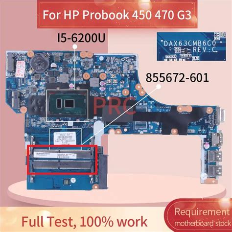 For Hp Probook G I U Laptop Motherboard