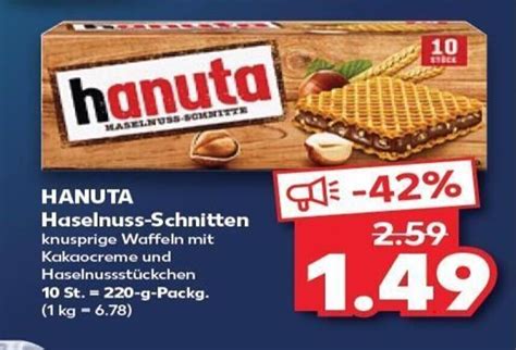 Hanuta Haselnuss Schnitten Tilbud Hos Kaufland