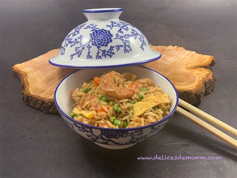 Riz sauté aux crevettes Les Délices de Mimm