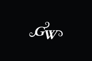 Monogram GW Logo V2 Graphic By Greenlines Studios Creative Fabrica