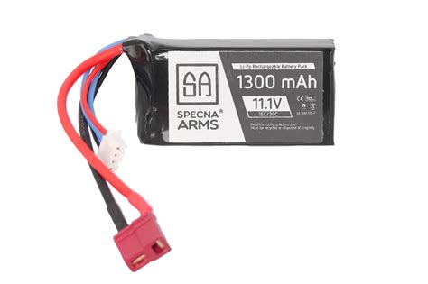 Batterie LiPo 11 1V 1300mAh 15 30C DEAN SPECNA ARMS