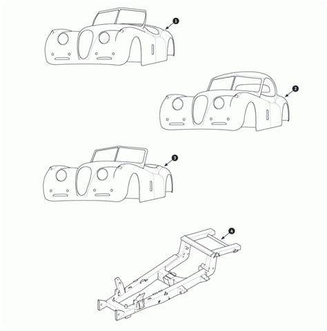 Body Panels Spare Parts For Jaguar Xk120 Xk140 And Xk150 1949 1961