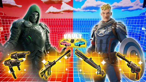 Super Mega Red Vs Blue Heroes🔴🔵 Fortnite Creative Map Code Dropnite