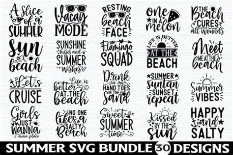 Summer Svg Bundle Graphic By Etcify · Creative Fabrica