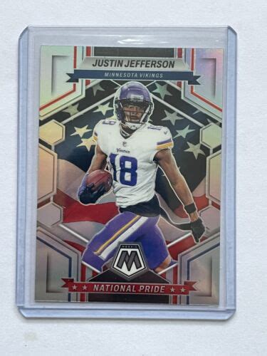 Justin Jefferson 2023 Mosaic National Pride PRIZM 265 EBay