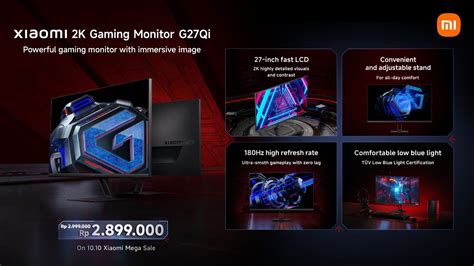 Xiaomi Luncurkan Monitor Gaming G27Qi Dan G24i 180Hz Mulai Rp 1 Jutaan