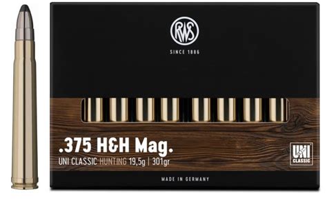 RWS Cal 375 H H UNI CLASSIC 301 Grains 19 5 Grammes 20 Rayon