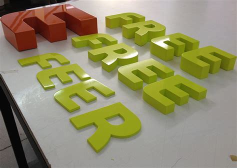 3D And Flat Cut Letters PEP Retail Signage And Display