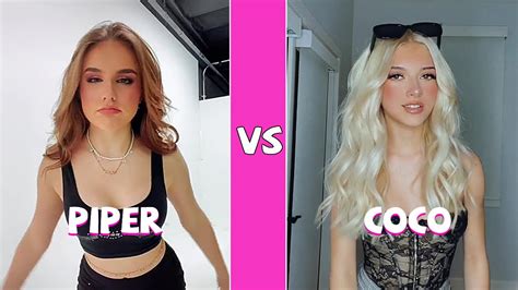 Piper Rockelle Vs Coco Quinn Tiktok Dances Compilation January 2022