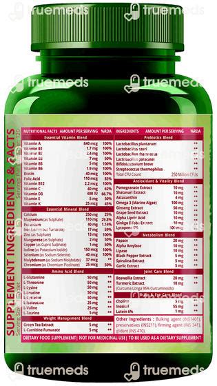 Himalayan Organics Multivitamin With Probiotics For Women Tablet 120 Uses Side Effects