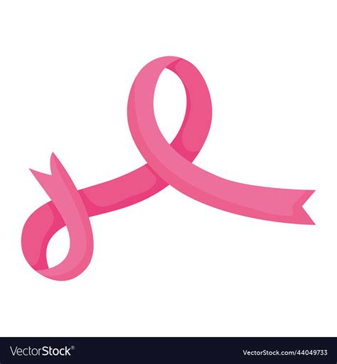 Breast cancer ribbon campaign Royalty Free Vector Image