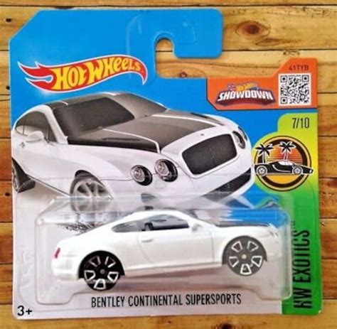 Hot Wheels Bentley Continental Supersports White Hw Exotics Etsy