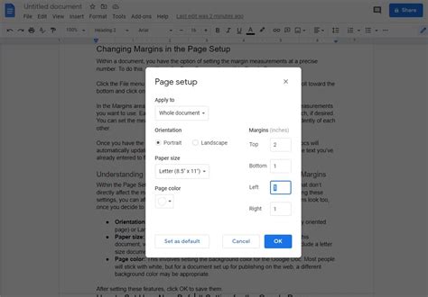 How To Set Margins In Google Docs Easy Guide