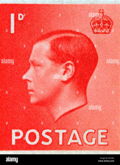 Penny Red Stamp Stock Photo Alamy